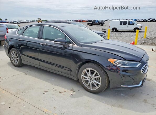 3FA6P0CD7KR182356 2019 FORD FUSION Black Передня права чверть