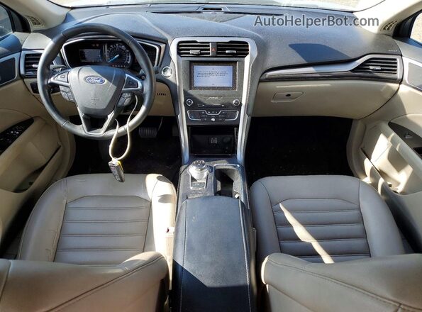 3FA6P0CD7KR224685 2019 FORD FUSION Silver Вид панелі приладів