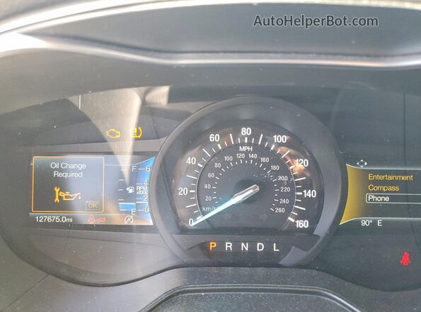 3FA6P0CD7LR138200 2020 FORD FUSION Серебряный Вид щитка приборов