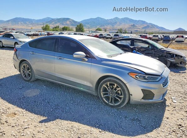 3FA6P0CD7LR138200 2020 FORD FUSION Серебряный Передняя правая четверть