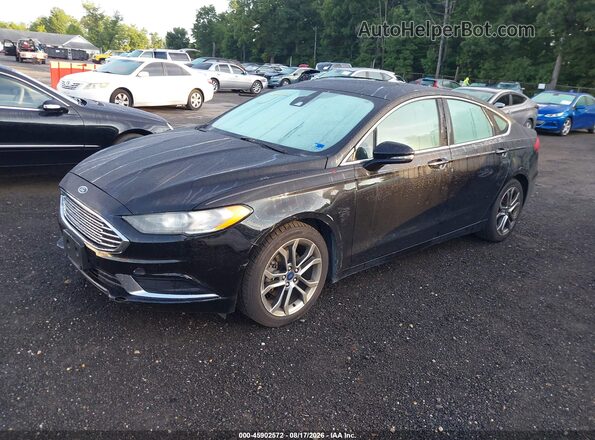 3FA6P0CD8KR139905 2019 FORD FUSION Черный Передняя левая четверть