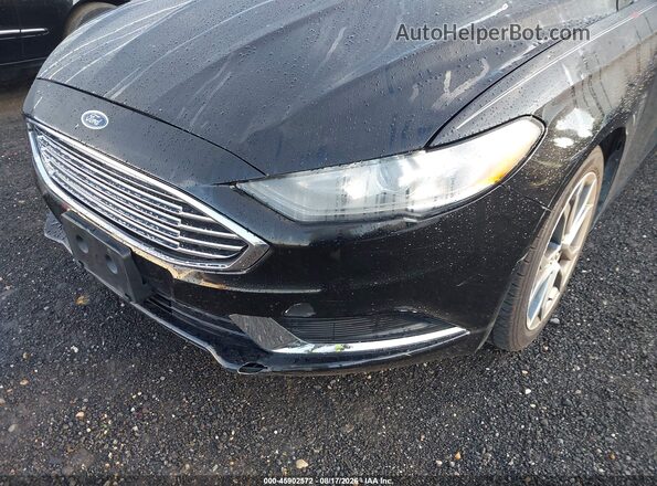 3FA6P0CD8KR139905 2019 FORD FUSION Черный Вид спереди