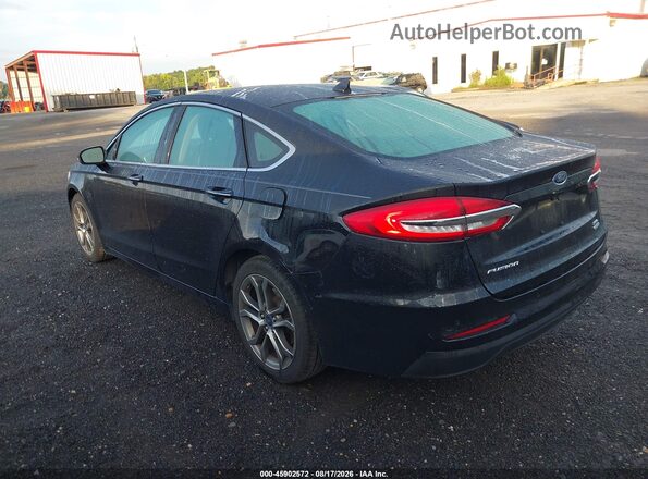 3FA6P0CD8KR139905 2019 FORD FUSION Черный Задняя левая четверть
