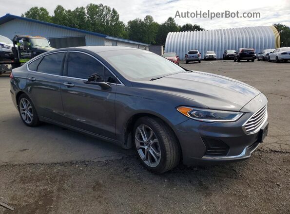 3FA6P0CD9KR147334 2019 FORD FUSION Charcoal Przód prawy