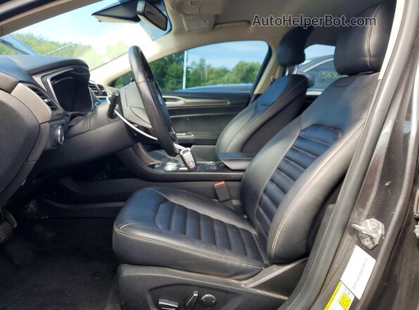3FA6P0CD9KR147334 2019 FORD FUSION Charcoal Widok wnętrza z przodu