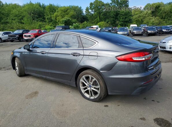 3FA6P0CD9KR147334 2019 FORD FUSION Charcoal Tył lewy