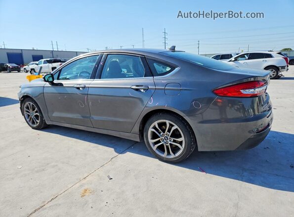 3FA6P0CD9LR151613 2020 FORD FUSION Gray Trasero izquierdo