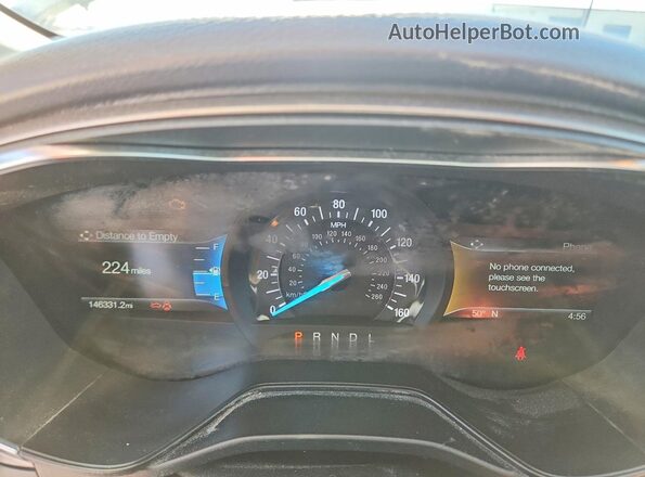 3FA6P0CD9LR151613 2020 FORD FUSION Gray Vista del cuadro de instrumentos
