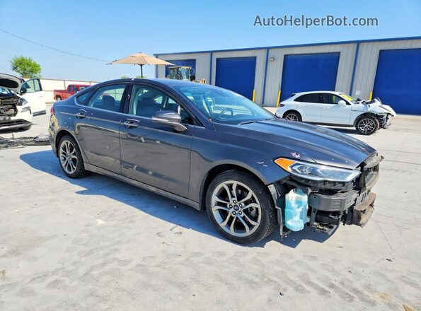 3FA6P0CD9LR151613 2020 FORD FUSION Gray Delantero derecho