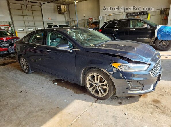 3FA6P0CD9LR188810 2020 FORD FUSION Синий Передняя правая четверть