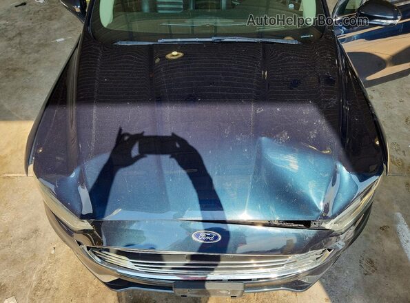3FA6P0CD9LR188810 2020 FORD FUSION Синий Вид задней части салона