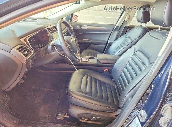 3FA6P0CD9LR188810 2020 FORD FUSION Синий Вид салона спереди