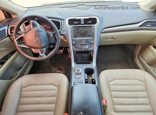 3FA6P0CD9LR196549 2020 FORD FUSION White Dashboard view