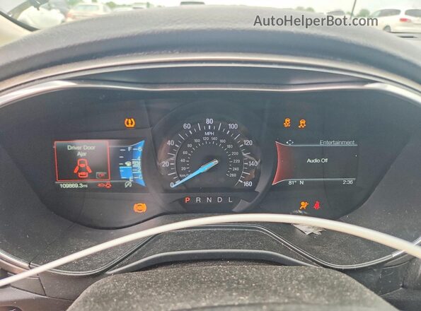 3FA6P0CD9LR222647 2020 FORD FUSION Gray Սարքավորումների վահանակի տեսք