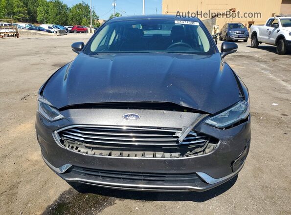 3FA6P0CDXKR138349 2019 FORD FUSION Charcoal წინა ხედი
