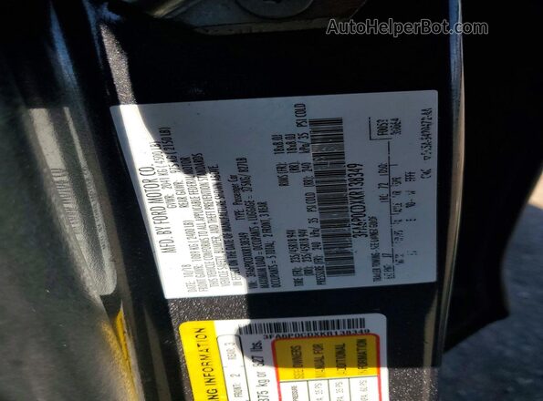 3FA6P0CDXKR138349 2019 FORD FUSION Charcoal ძრავის განყოფილების ხედი