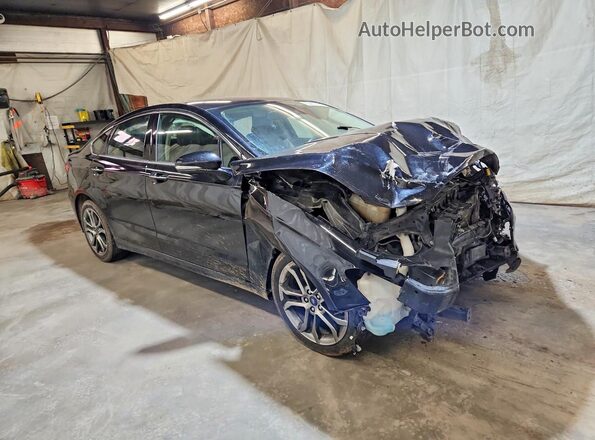 3FA6P0CDXKR213809 2019 FORD FUSION Black წინა მარჯვენა