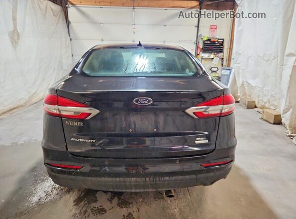 3FA6P0CDXKR213809 2019 FORD FUSION Black უკანა ხედი