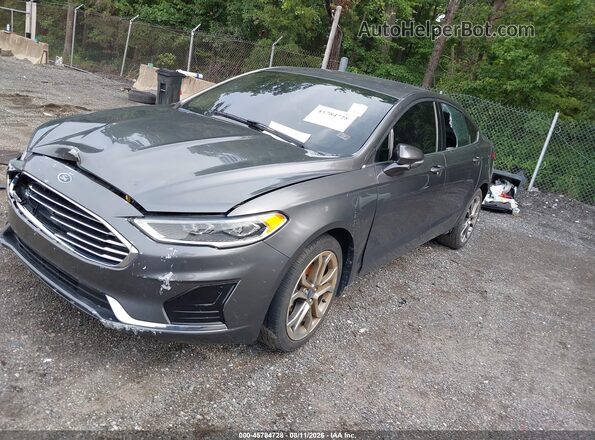 3FA6P0CDXLR194020 2020 FORD FUSION Gray Vista tres cuartos delantera izquierda
