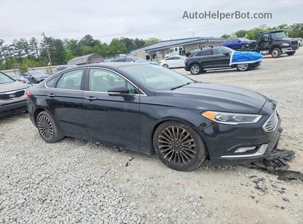 3FA6P0D90JR168176 2018 FORD FUSION Black Delantero derecho