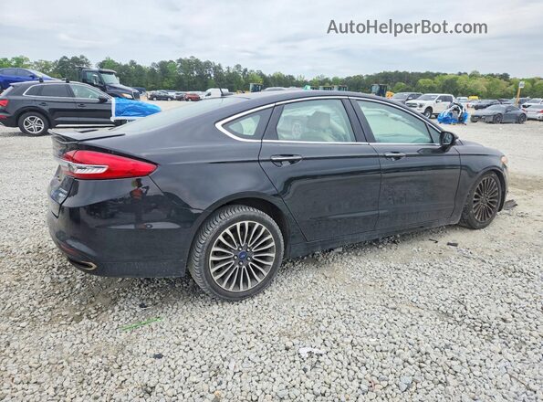 3FA6P0D90JR168176 2018 FORD FUSION Black Trasero derecho