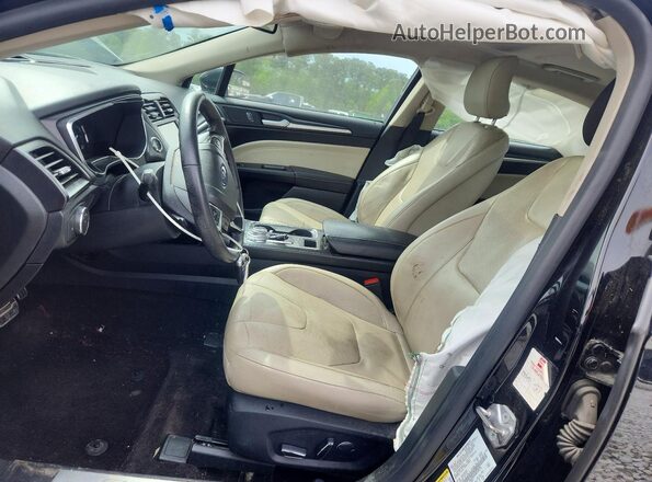 3FA6P0D90JR168176 2018 FORD FUSION Black Vista interior delantera
