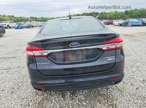 3FA6P0D90JR168176 2018 FORD FUSION Black Vista trasera