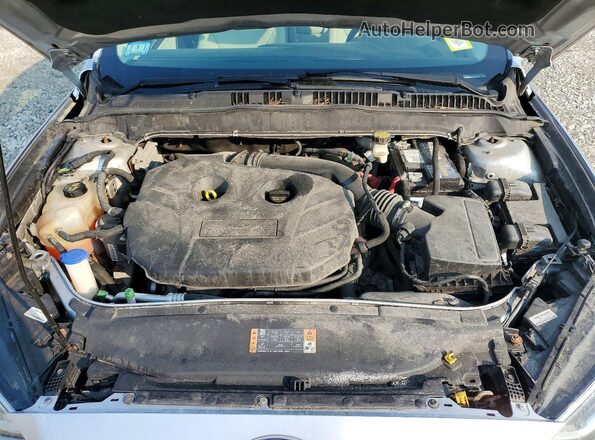 3FA6P0D90JR181526 2018 FORD FUSION Серебряный Вид задней части салона