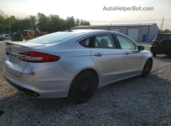 3FA6P0D90JR181526 2018 FORD FUSION Серебряный Задняя правая четверть