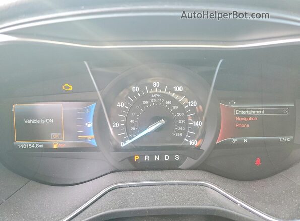 3FA6P0D90JR181526 2018 FORD FUSION Серебряный Вид щитка приборов