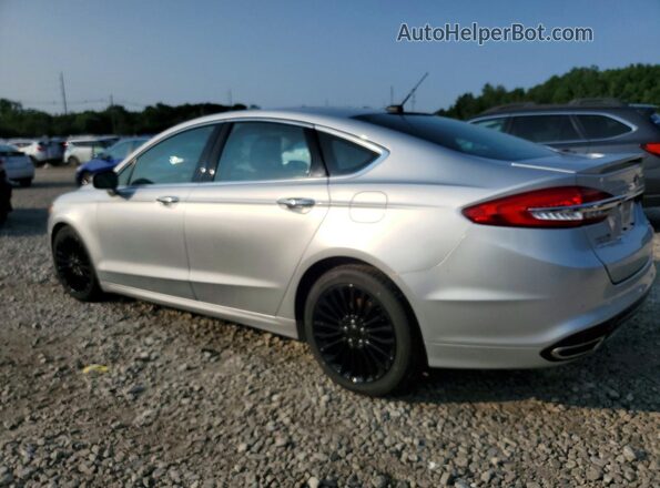 3FA6P0D90JR181526 2018 FORD FUSION Серебряный Задняя левая четверть
