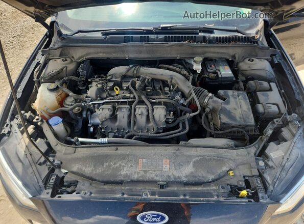 3FA6P0D90LR105727 2020 FORD FUSION Black უკანა სალონის ხედი