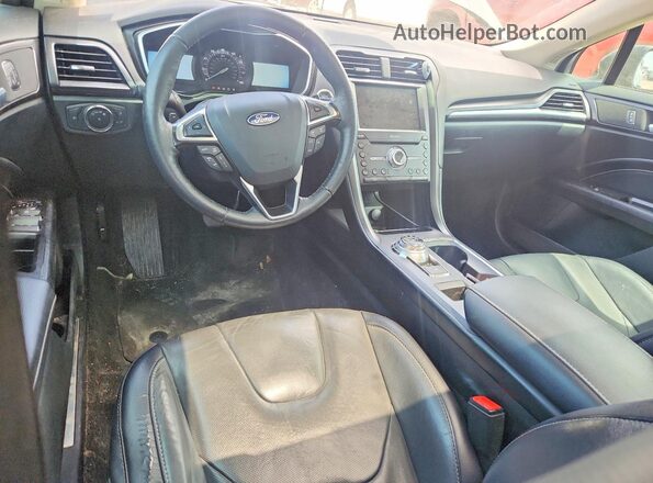 3FA6P0D90LR105727 2020 FORD FUSION Black წინა პანელის ხედი
