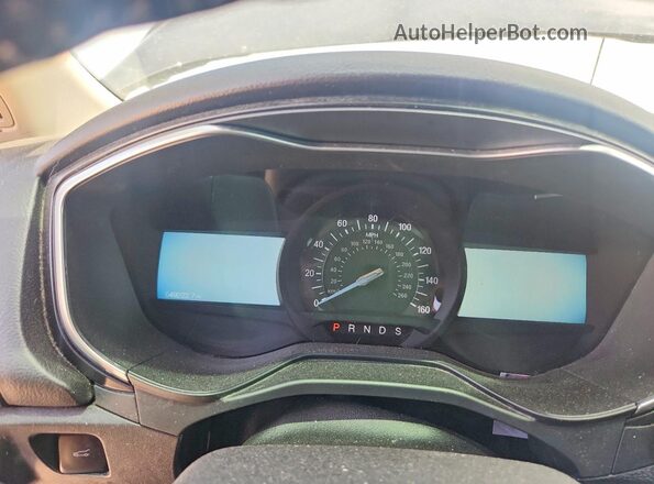3FA6P0D90LR105727 2020 FORD FUSION Black ხელსაწყოთა პანელის ხედი