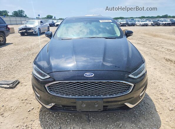 3FA6P0D90LR105727 2020 FORD FUSION Black წინა ხედი