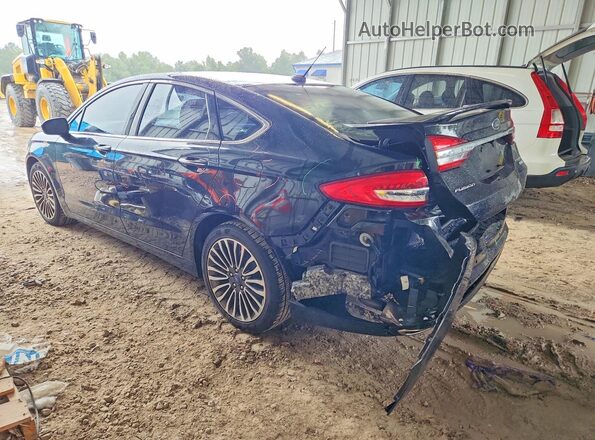 3FA6P0D91JR225422 2018 FORD FUSION Black უკანა მარცხენა