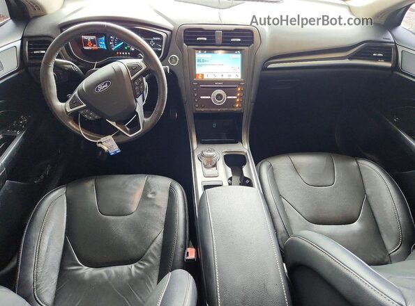 3FA6P0D91JR225422 2018 FORD FUSION Black წინა პანელის ხედი