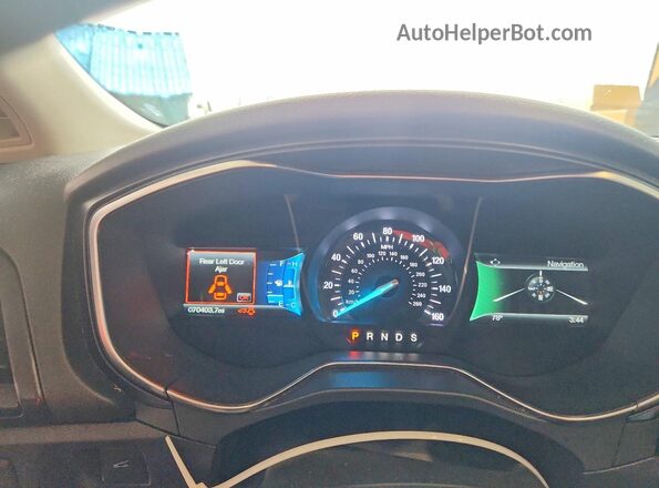 3FA6P0D91JR225422 2018 FORD FUSION Black ხელსაწყოთა პანელის ხედი