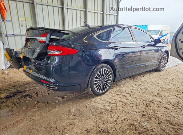 3FA6P0D91JR225422 2018 FORD FUSION Black უკანა მარჯვენა