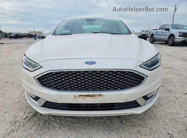 3FA6P0D92HR199813 2017 FORD FUSION White Front view
