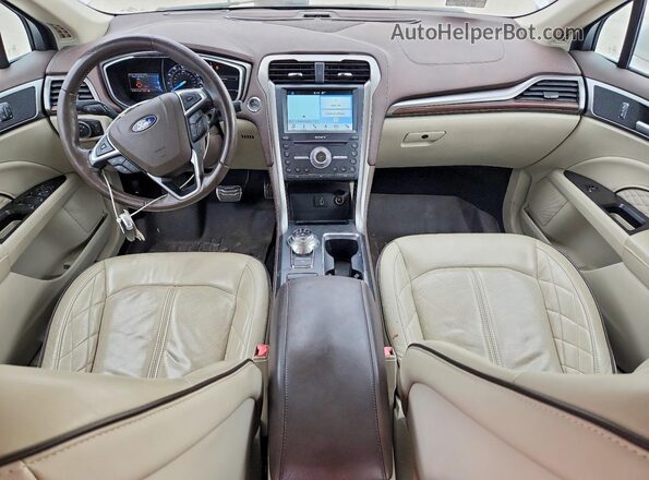 3FA6P0D92HR199813 2017 FORD FUSION White Dashboard view