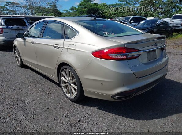 3FA6P0D92HR207781 2017 FORD FUSION Gold უკანა მარცხენა