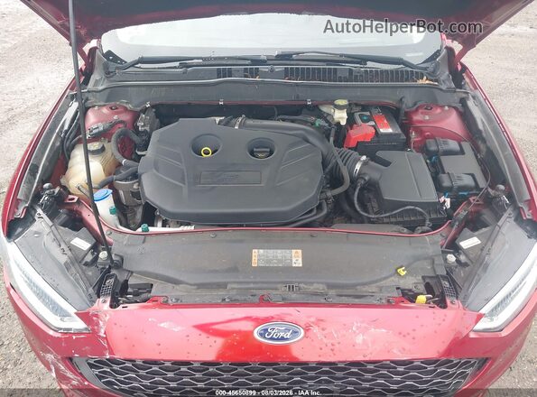 3FA6P0D92HR288894 2017 FORD FUSION Red Widok z tyłu