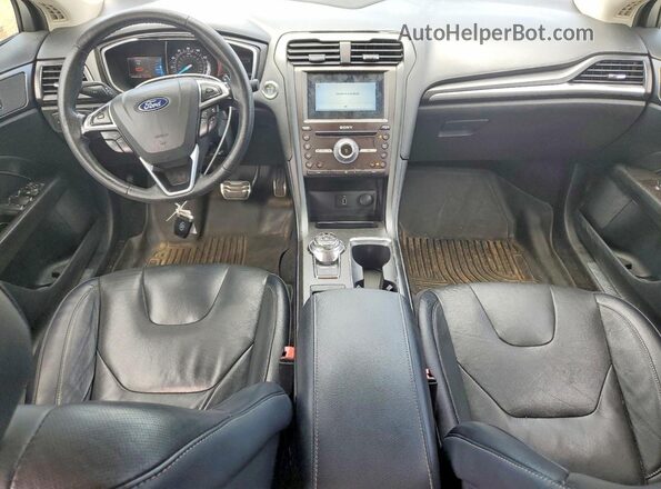 3FA6P0D92JR138547 2018 FORD FUSION White Вид панелі приладів