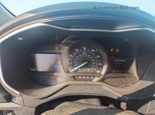 3FA6P0D92LR133223 2020 FORD FUSION Silver Widok zestawu wskaźników