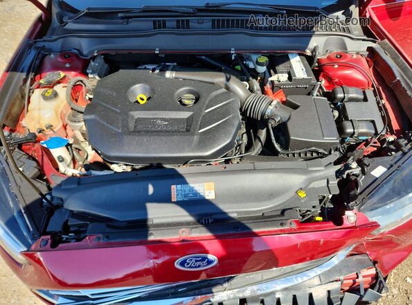 3FA6P0D93GR351810 2016 FORD FUSION Red Вид задньої частини салону