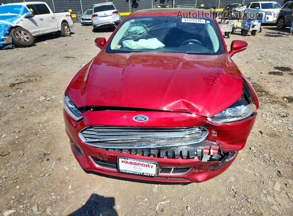 3FA6P0D93GR351810 2016 FORD FUSION Red Вид спереду
