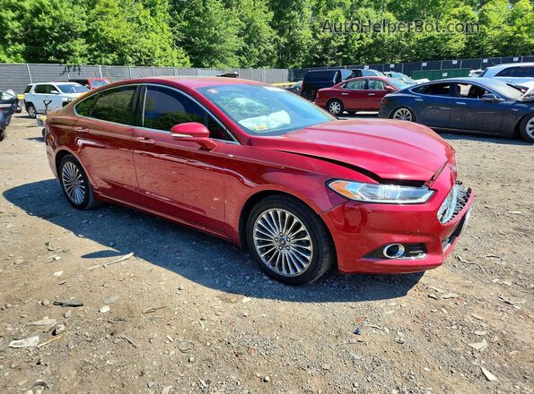 3FA6P0D93GR351810 2016 FORD FUSION Red Передня права чверть