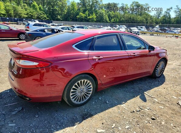 3FA6P0D93GR351810 2016 FORD FUSION Red Задня права чверть