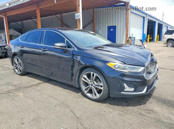3FA6P0D93KR226492 2019 FORD FUSION Black Առջևի աջ